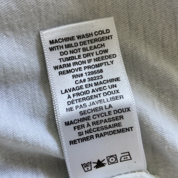 Anthropologie Sol Angeles Nautical Graphic Tee Creamy White with Charcoa… - Picture 7 of 7